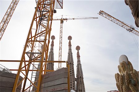 structure (construction) - La Sagrada Familia, Barcelona, Catalonia, Spain Stock Photo - Rights-Managed, Code: 700-02973270