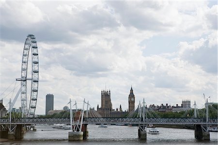 London Eye, Westminster Palace, London, England, Vereinigtes Königreich Stockbilder - Lizenzpflichtiges, Bildnummer: 700-02973285