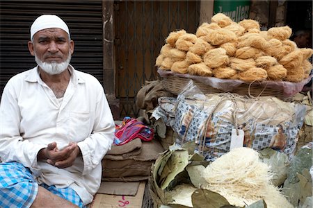 simsearch:700-03004191,k - Man Selling Goods at Market, Kolkata, West Bengal, India Foto de stock - Con derechos protegidos, Código: 700-03004171