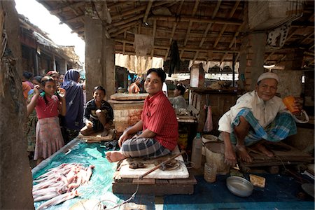 People at Market, Tilijara, Kolkata, West Bengal, India Foto de stock - Con derechos protegidos, Código: 700-03004188