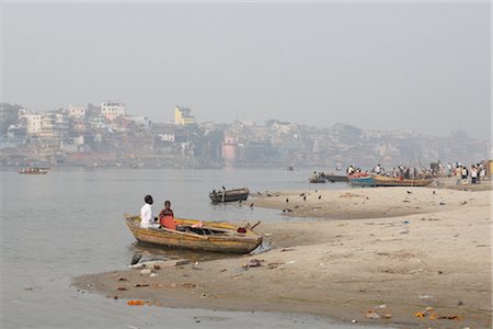 Boats on the Ganges, Varanasi, Uttar Pradesh, India Stock Photo - Rights-Managed, Code: 700-03004252