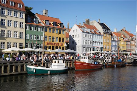 Vieux-Port de Nyhavn, Copenhague, North Sealand, Danemark Photographie de stock - Rights-Managed, Code: 700-03003595