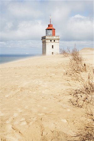 Rubjerg Knude phare, Hjoerring, Jutland, Danemark Photographie de stock - Rights-Managed, Code: 700-03003631