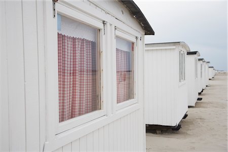 Row of Beach Huts Stock Photo - Rights-Managed, Code: 700-03003667