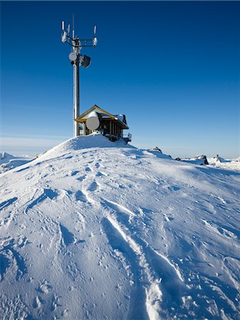 Cell Phone Tower, Whistler Mountain, Whistler, British Columbia, Canada Foto de stock - Direito Controlado, Número: 700-03014822