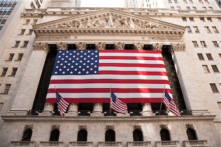 flags business - Wall Street, New York City, New York, USA Stock Photo - Rights-Managed, Code: 700-03017147