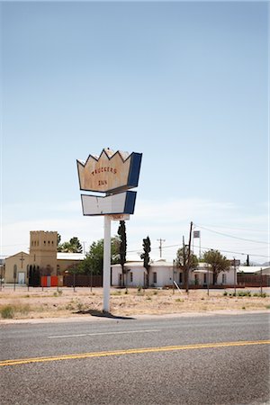 Motel Sign, Van Horn, Culberson County, Texas, USA Stock Photo - Rights-Managed, Code: 700-03017507