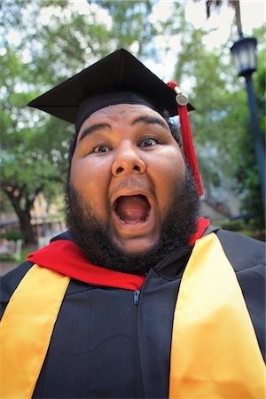 degree student male - Portrait of Graduate Stock Photo - Rights-Managed, Code: 700-03017535