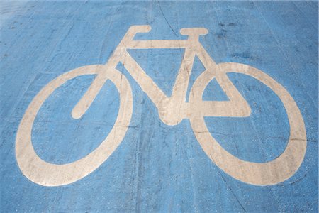 Bicycle Lane Stock Photo - Rights-Managed, Code: 700-03017810