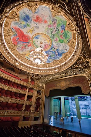 people at the opera - Opera National de Paris, Palais Garnier, Paris, Ile-de-France, France Stock Photo - Rights-Managed, Code: 700-03018101