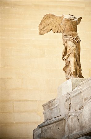 Victoire ailée de Samothrace, le Musée du Louvre, Paris, Ile-de-France, France Photographie de stock - Rights-Managed, Code: 700-03018121