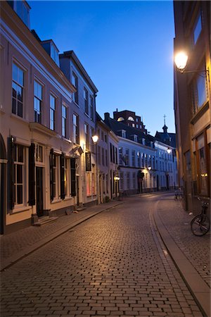 european cobbled street - Street, Breda, Netherlands Stock Photo - Rights-Managed, Code: 700-03018147