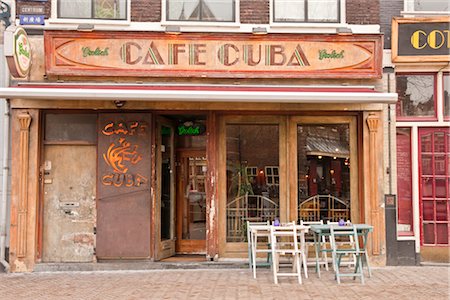 european street cafe - Cafe, Amsterdam, Netherlands Stock Photo - Rights-Managed, Code: 700-03018142