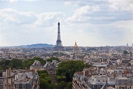 roof in paris - Eiffel Tower, Paris, Ile de France, France Stock Photo - Rights-Managed, Code: 700-03018157