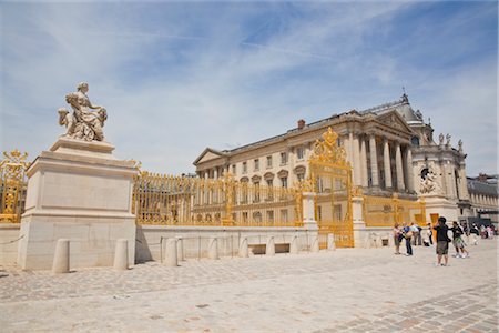 Gates at Versailles, Paris, France Stock Photo - Rights-Managed, Code: 700-03018194