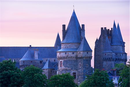 Chateau de Vitre, Vitre, Ille-et-Vilaine, Brittany, France Stock Photo - Rights-Managed, Code: 700-03059183