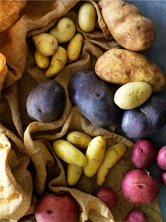 Variété de pommes de terre Photographie de stock - Rights-Managed, Code: 700-03053807