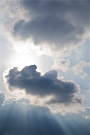 sun on cloudy day - Storm Clouds Stock Photo - Rights-Managed, Code: 700-03053921