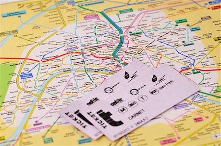 Paris Metro Tickets Foto de stock - Con derechos protegidos, Código: 700-03053995