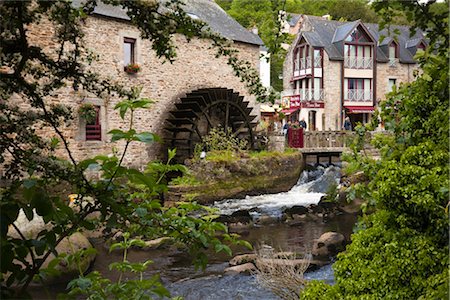 Pont-Aven, Finistere, Brittany, France Foto de stock - Con derechos protegidos, Código: 700-03068143