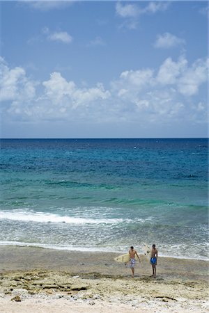 Surfers, Bathsheba, Barbados Foto de stock - Con derechos protegidos, Código: 700-03068210