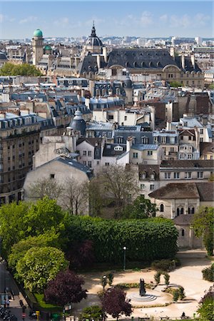 paris france overview of city - Overview of Paris, France Stock Photo - Rights-Managed, Code: 700-03068295