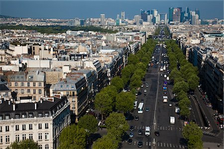 french road cars - Overview of Paris, France Stock Photo - Rights-Managed, Code: 700-03068309