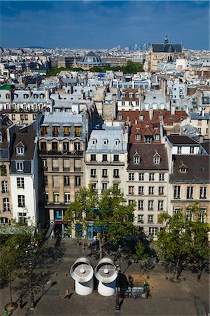 roof in paris - Overview of Paris, France Stock Photo - Rights-Managed, Code: 700-03068337