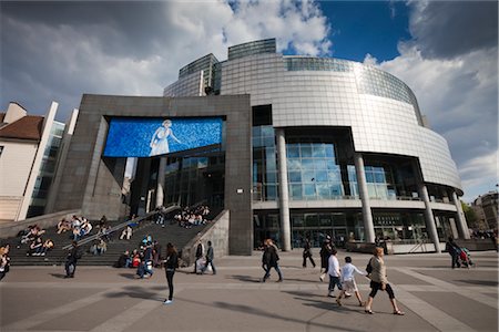 Opéra Bastille, Place de la Bastille, Paris, France Photographie de stock - Rights-Managed, Code: 700-03068368