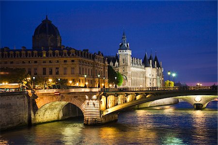 famous french structures - Conciergerie, Ile de la Cite, Paris, France Stock Photo - Rights-Managed, Code: 700-03068428