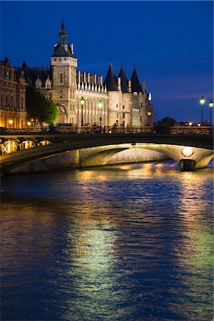 famous buildings in paris - Conciergerie, Ile de la Cite, Paris, France Stock Photo - Rights-Managed, Code: 700-03068430