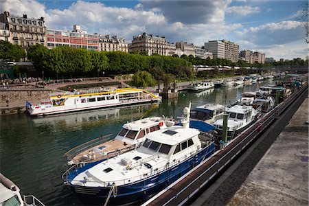 Port de l'Arsenal, Paris, France Stock Photo - Rights-Managed, Code: 700-03068433