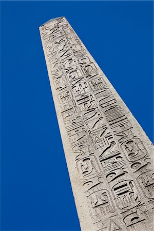 Obelisk of Luxor, Place de la Concorde, Paris, France Foto de stock - Con derechos protegidos, Código: 700-03068456