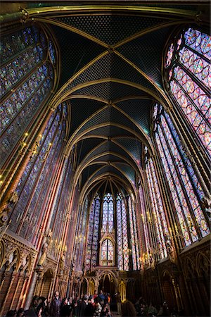 Sainte-Chapelle, Paris, France Photographie de stock - Rights-Managed, Code: 700-03068498