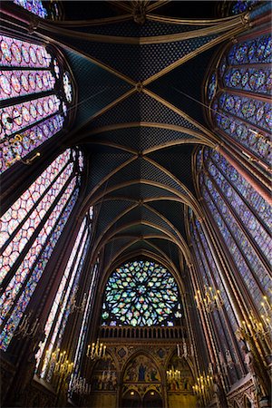 Sainte-Chapelle, Paris, France Foto de stock - Con derechos protegidos, Código: 700-03068500