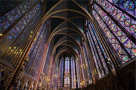 Sainte-Chapelle, Paris, France Foto de stock - Con derechos protegidos, Código: 700-03068502