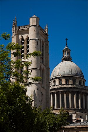 quartiere latino - The Pantheon, Paris, France Fotografie stock - Rights-Managed, Codice: 700-03068525