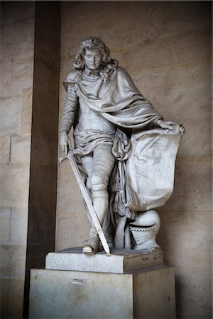 Sculpture, Palace of Versailles, Versailles, France Foto de stock - Con derechos protegidos, Código: 700-03068666