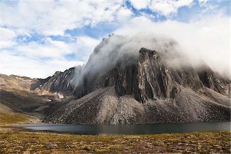 Talus Lake and Tombstone Range, Ogilvie Mountains, Tombstone Territorial Park, Yukon, Canada Stock Photo - Rights-Managed, Code: 700-03068778