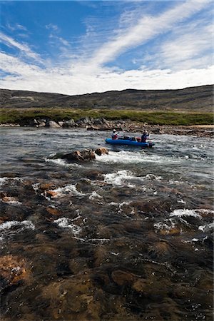 simsearch:400-05320977,k - People Canoeing on Soper River, Katannilik Territorial Park Reserve, Baffin Island, Nunavut, Canada Stock Photo - Rights-Managed, Code: 700-03068786