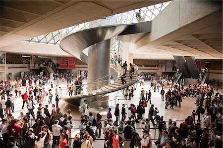 The Louvre, Paris, Ile de France, France Stock Photo - Rights-Managed, Code: 700-03068837