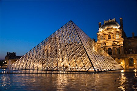 The Louvre, Paris, Ile de France, France Stock Photo - Rights-Managed, Code: 700-03068874