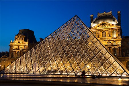 Le Musée du Louvre, Paris, Ile de France France Photographie de stock - Rights-Managed, Code: 700-03068873
