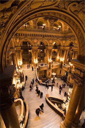 Garnier Opéra, Paris, Ile de France, France Photographie de stock - Rights-Managed, Code: 700-03068889