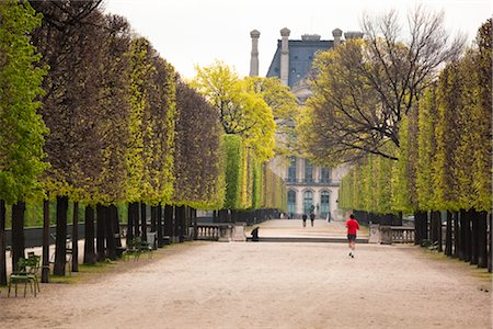 parque metropolitano - Tuileries Gardens, Paris, Ile de France, France Foto de stock - Con derechos protegidos, Código: 700-03068898