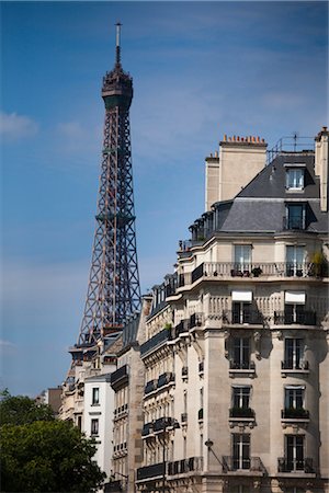 eiffel tower paris france nobody - Eiffel Tower, Paris, Ile de France, France Stock Photo - Rights-Managed, Code: 700-03068953