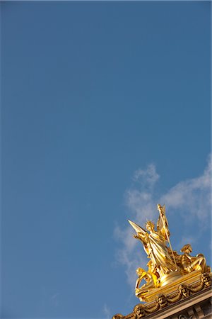 simsearch:700-03068479,k - Sculpture on the Roof of Opera De Paris, Paris, France Stock Photo - Rights-Managed, Code: 700-03068995