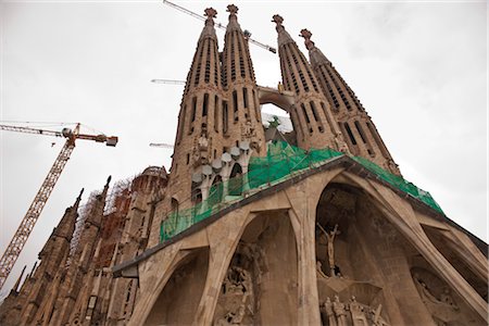La Sagrada Familia, Barcelona, Catalonia, Spain Stock Photo - Rights-Managed, Code: 700-03069007