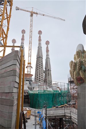 La Sagrada Familia, Barcelone, Catalogne, Espagne Photographie de stock - Rights-Managed, Code: 700-03069012