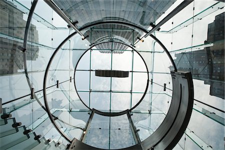 retail facade architecture - Apple Store in Manhattan, New York City, New York, USA Stock Photo - Rights-Managed, Code: 700-03069089